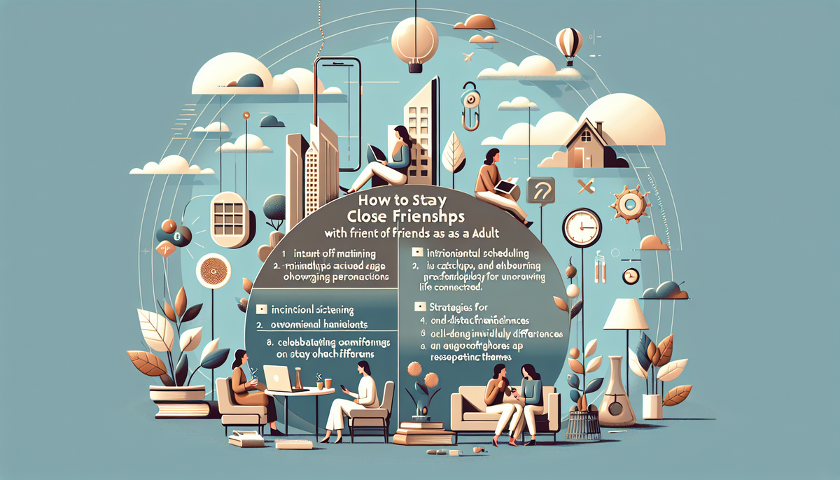 How to Stay Close with Friends as an Adult