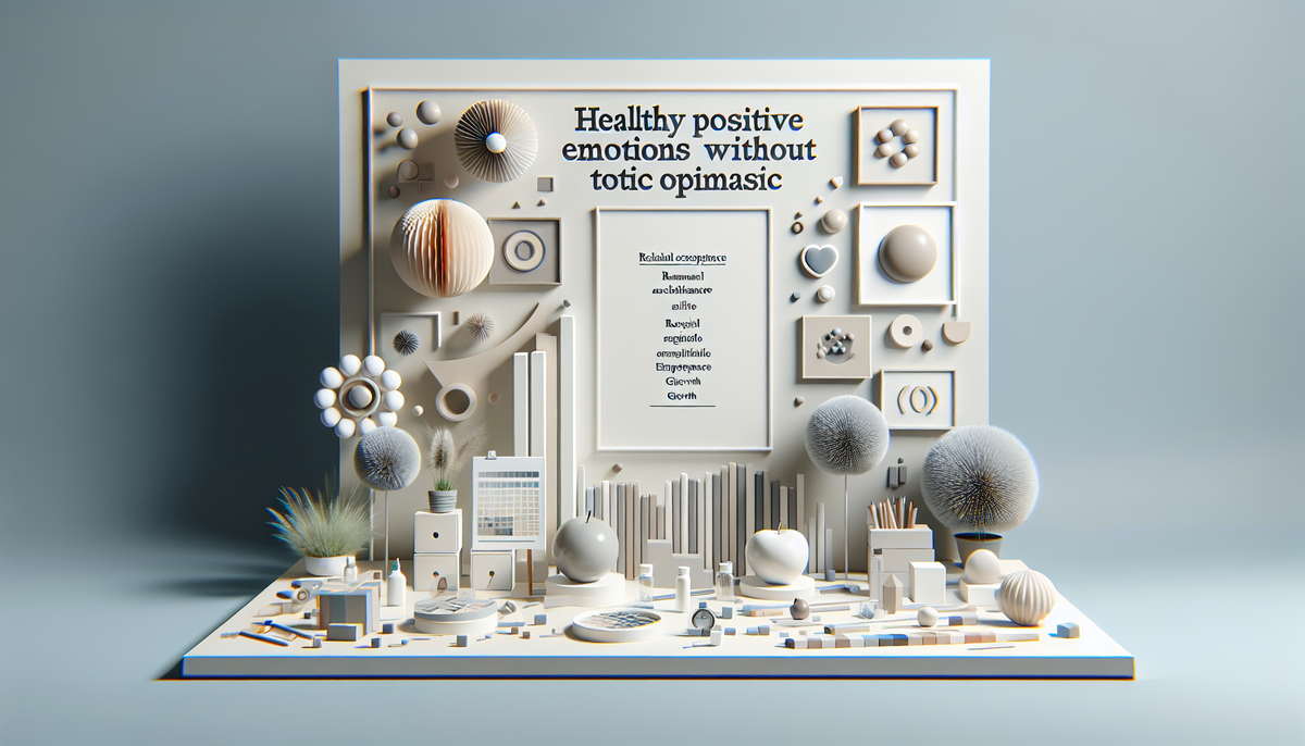 Positive Emotions Without Toxic Optimism