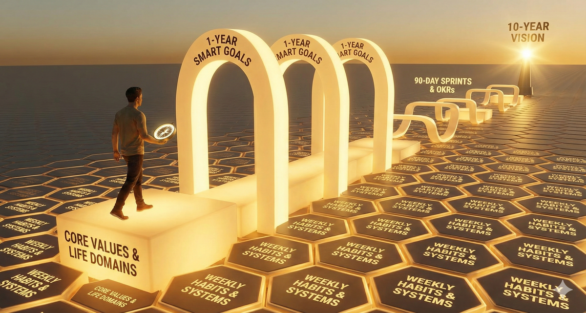 Life Planning 2025: From 10-Year Vision to Quarterly Goals You’ll Actually Hit