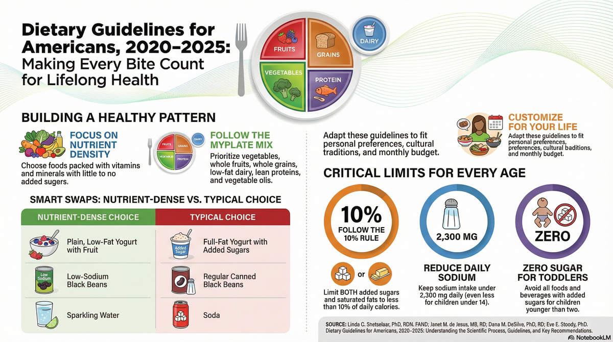 Make Every Bite Count: Your Lifelong Health Roadmap in the "Dietary Guidelines for Americans, 2020–2025"