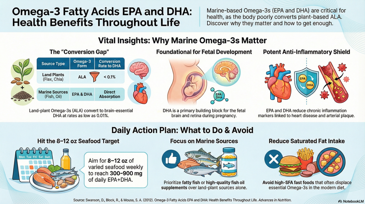 From Fetal Growth to Sharp Aging: Why "Omega-3 Fatty Acids EPA and DHA: Health Benefits Throughout Life" is Your Blueprint for Vitality