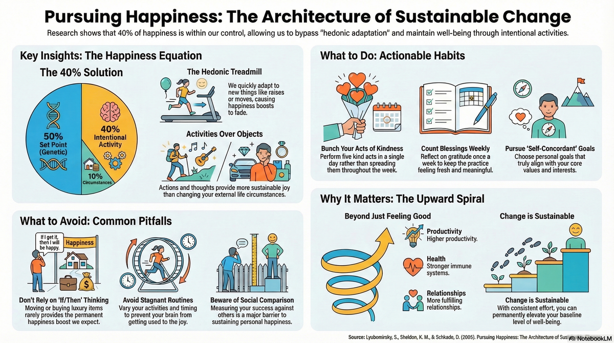 Designing a Joyful Life: The Science Behind "Pursuing Happiness: The Architecture of Sustainable Change"