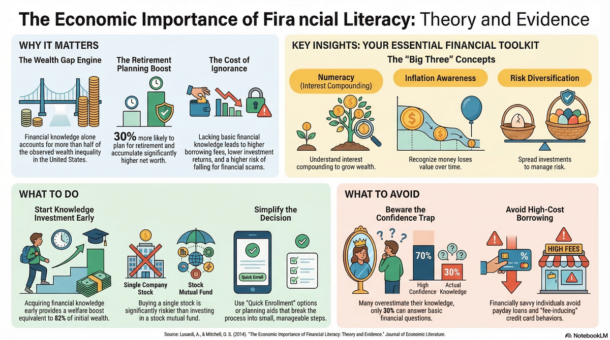 Mastering the Money Maze: What "The Economic Importance of Financial Literacy: Theory and Evidence" Teaches Us About Wealth