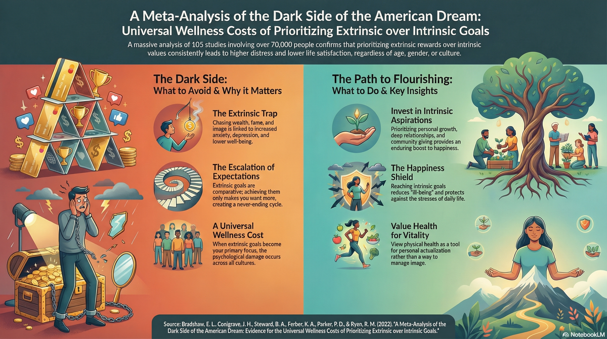 The Heart Strings vs. The Purse Strings: Unpacking "A Meta-Analysis of the Dark Side of the American Dream: Evidence for the Universal Wellness Costs of Prioritizing Extrinsic over Intrinsic Goals"