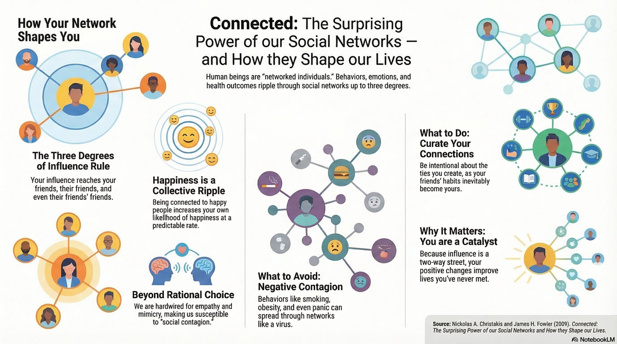 The Invisible Ripple: What "Connected: The Surprising Power of our Social Networks and How they Shape our Lives" Teaches Us About Who We Are