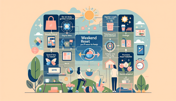 Weekend Reset Rituals You’ll Want to Keep