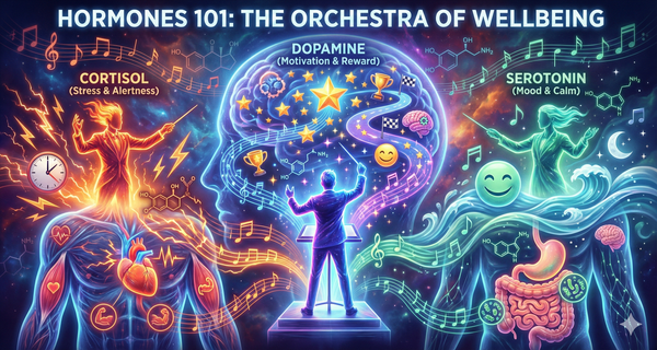 Hormones 101: cortisol, dopamine, serotonin & how they influence your daily wellbeing