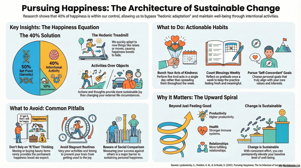 Designing a Joyful Life: The Science Behind "Pursuing Happiness: The Architecture of Sustainable Change"
