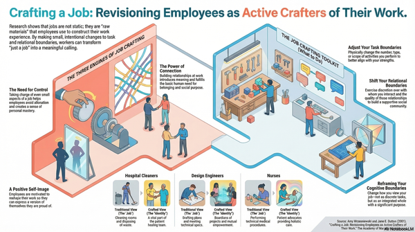 Take Back Your Monday: How "Crafting a Job: Revisioning Employees as Active Crafters of Their Work" Can Transform Your Career