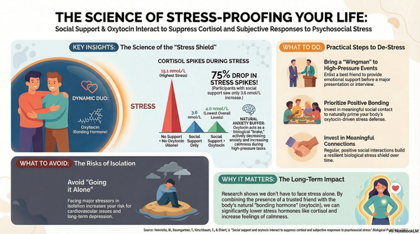 The Chemistry of Friendship: What "Social Support and Oxytocin Interact to Suppress Cortisol and Subjective Responses to Psychosocial Stress" Teaches Us About Overcoming Anxiety